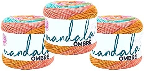 (Pack of 3) Lion Brand Mandala Ombre Yarn-Tranquil