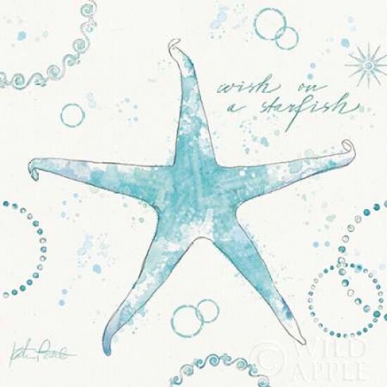 Coastal Splash I Poster Print by Katie Pertiet - Item # VARPDX25963