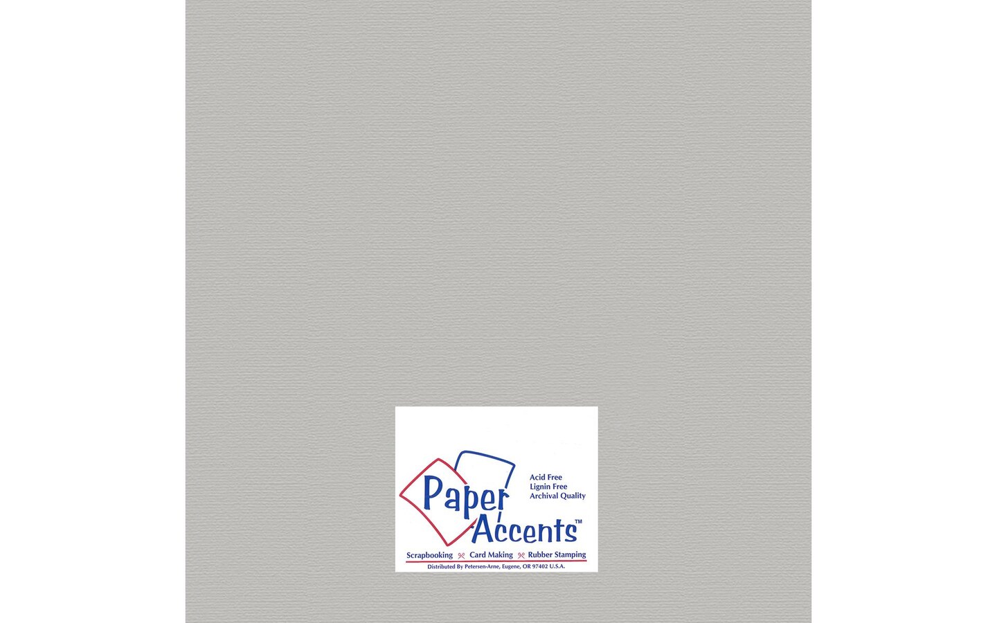 PA Paper Accents Gold Cardstock 12" x 12" Silver, 13pt colored cardstock paper for card making, scrapbooking, printing, quilling and crafts, 5 piece pack