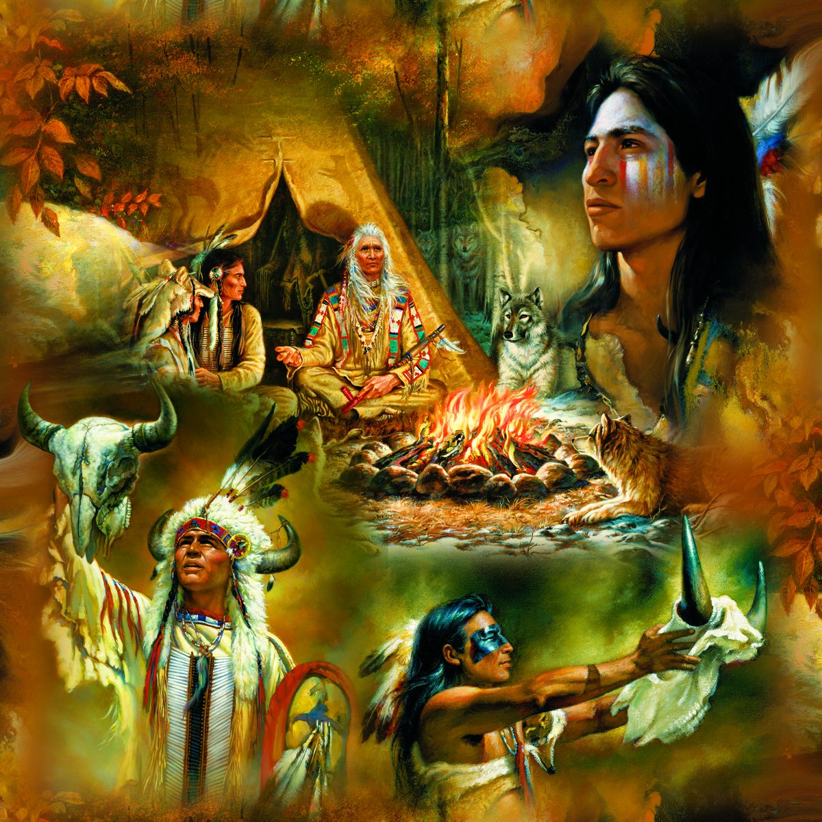 Sunsout Native American Dreams 1000 pc   Jigsaw Puzzle 21827