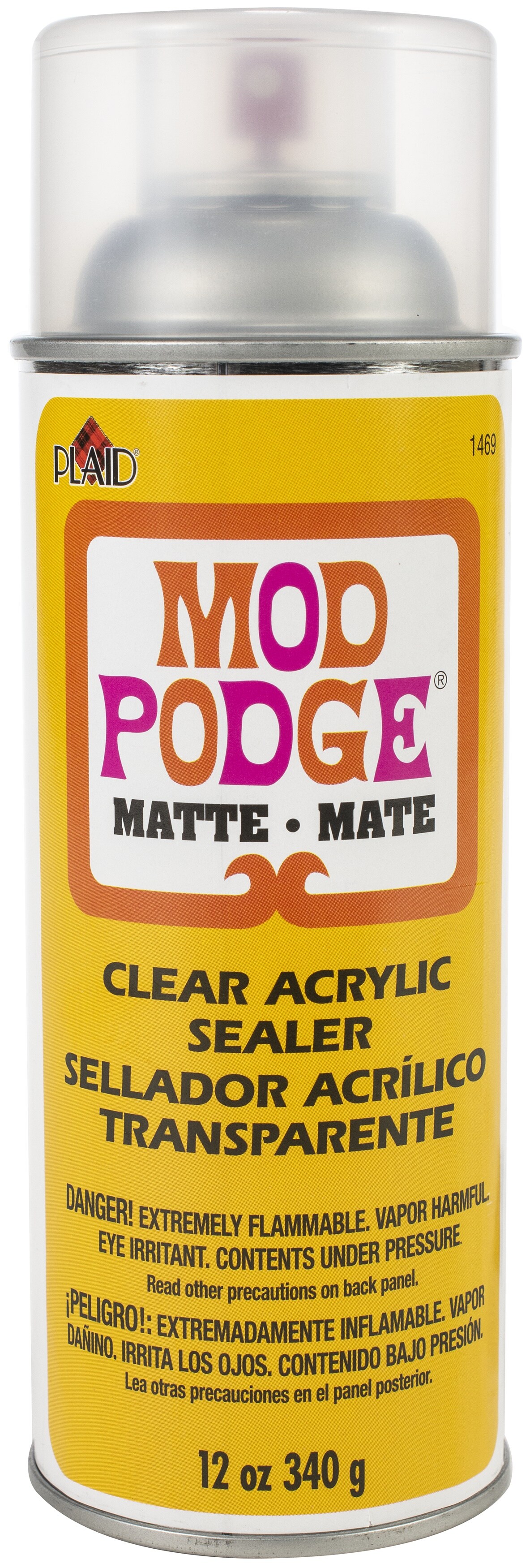 Mod Podge Matte Clear Acrylic Aerosol Sealer 12 Oz 