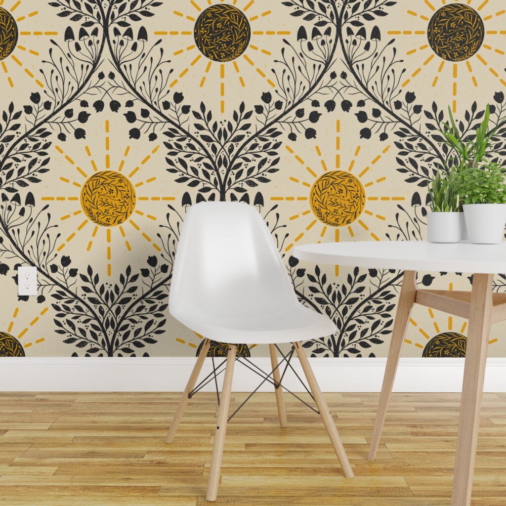 Timberlea WallpaperPeel and Stick Wallpaper Retro Pastel Flowers   Timberlea Interiors