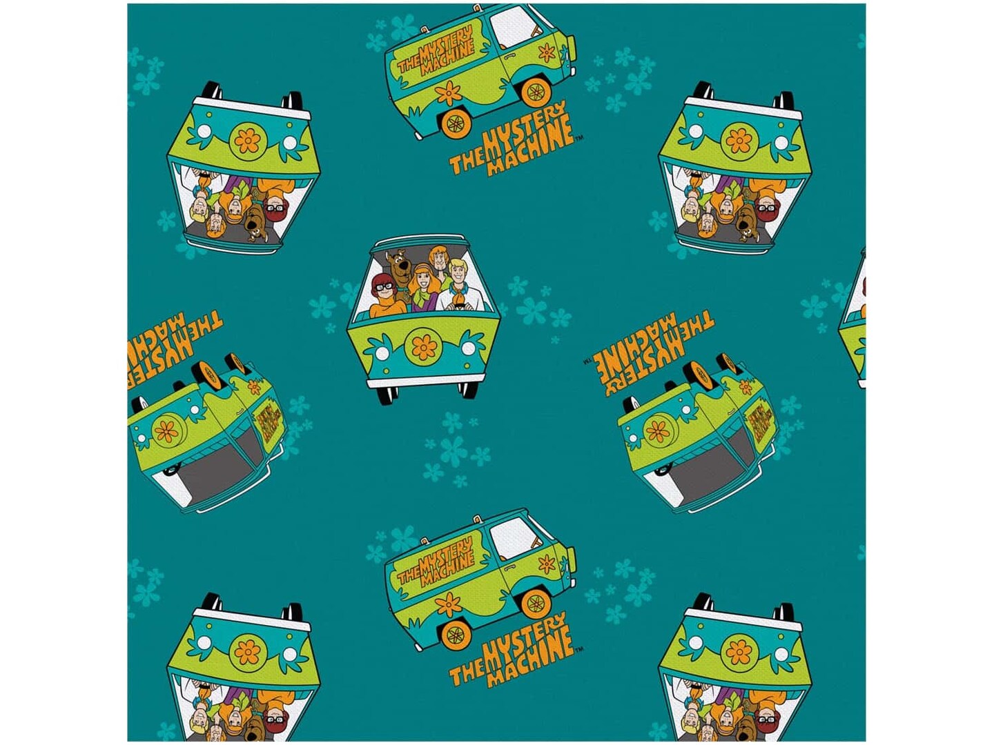 Scooby Doo 44 in. Cotton Fabric - Mystery 8 yd.