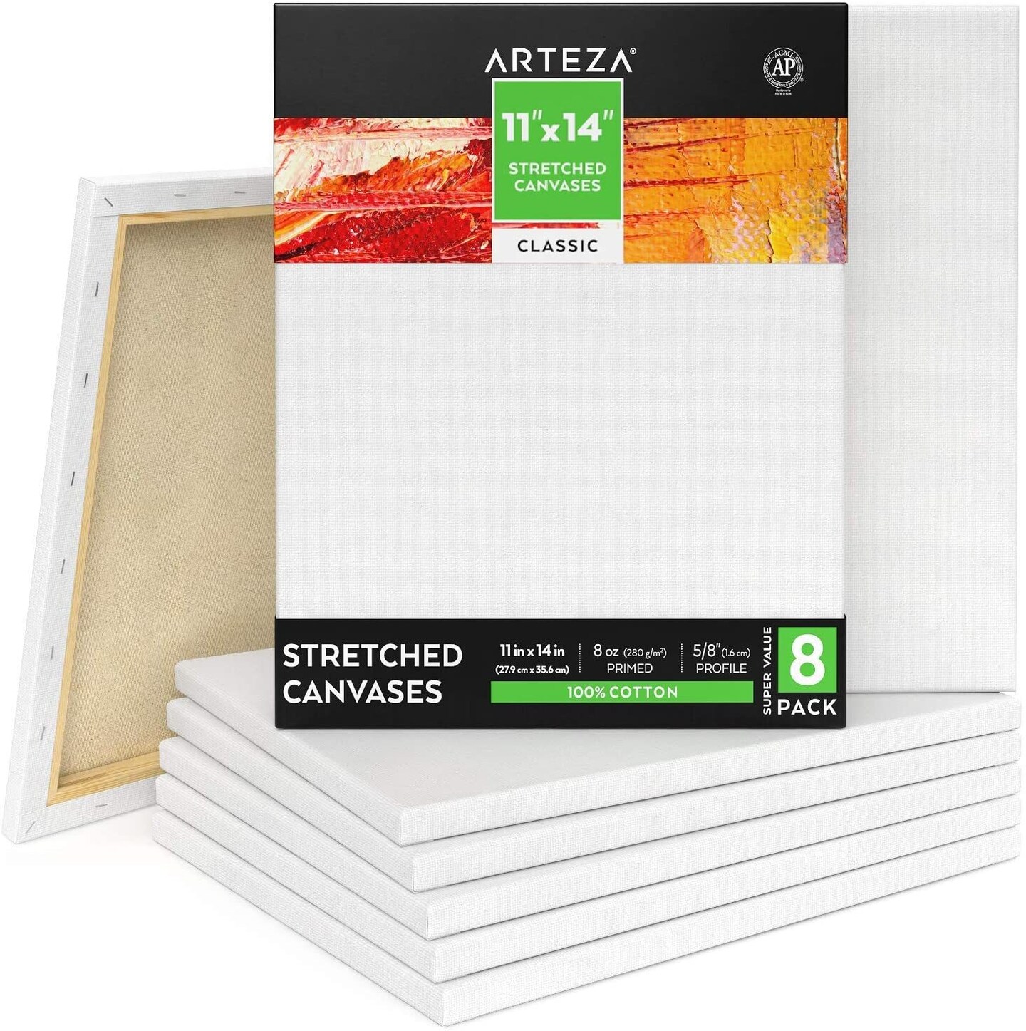 Classic Canvas Panels, 11 x 14 - Pack of 14