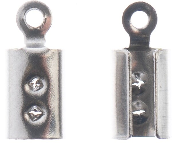 Stainless Steel Cord End Crimp 20/Pkg9.5mm Michaels