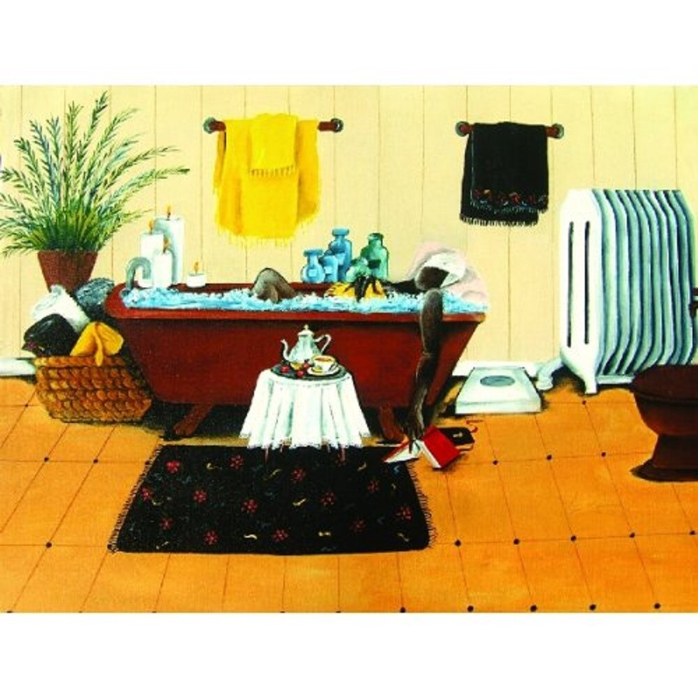 Sunsout Steepin N Soakin 500 pc   Jigsaw Puzzle 46822