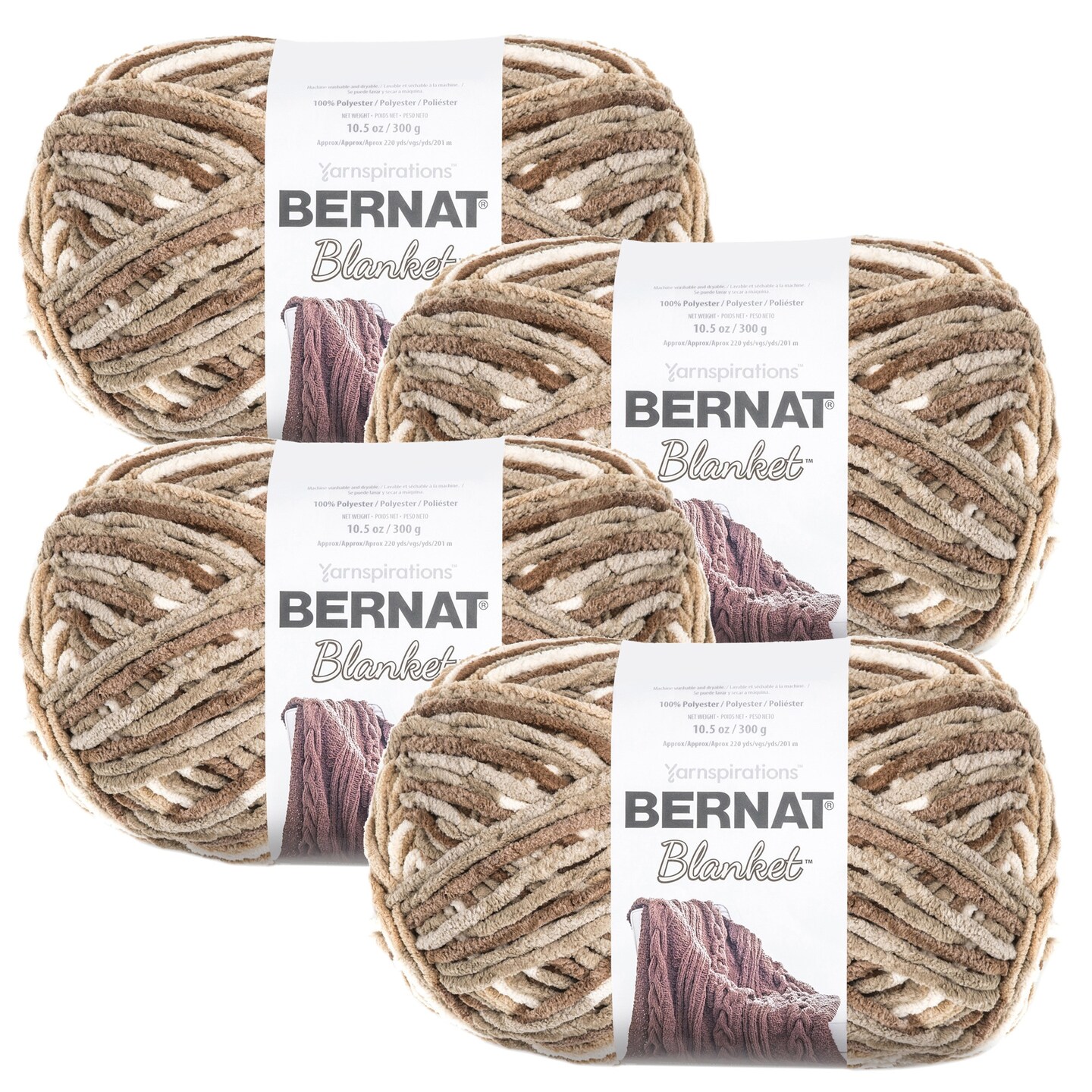 (Pack of 4) Bernat Blanket Big Ball YarnSonoma Michaels