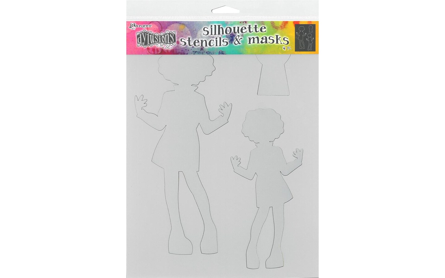 Ranger Dylusions Stencil/Mask Silhouette Maisie
