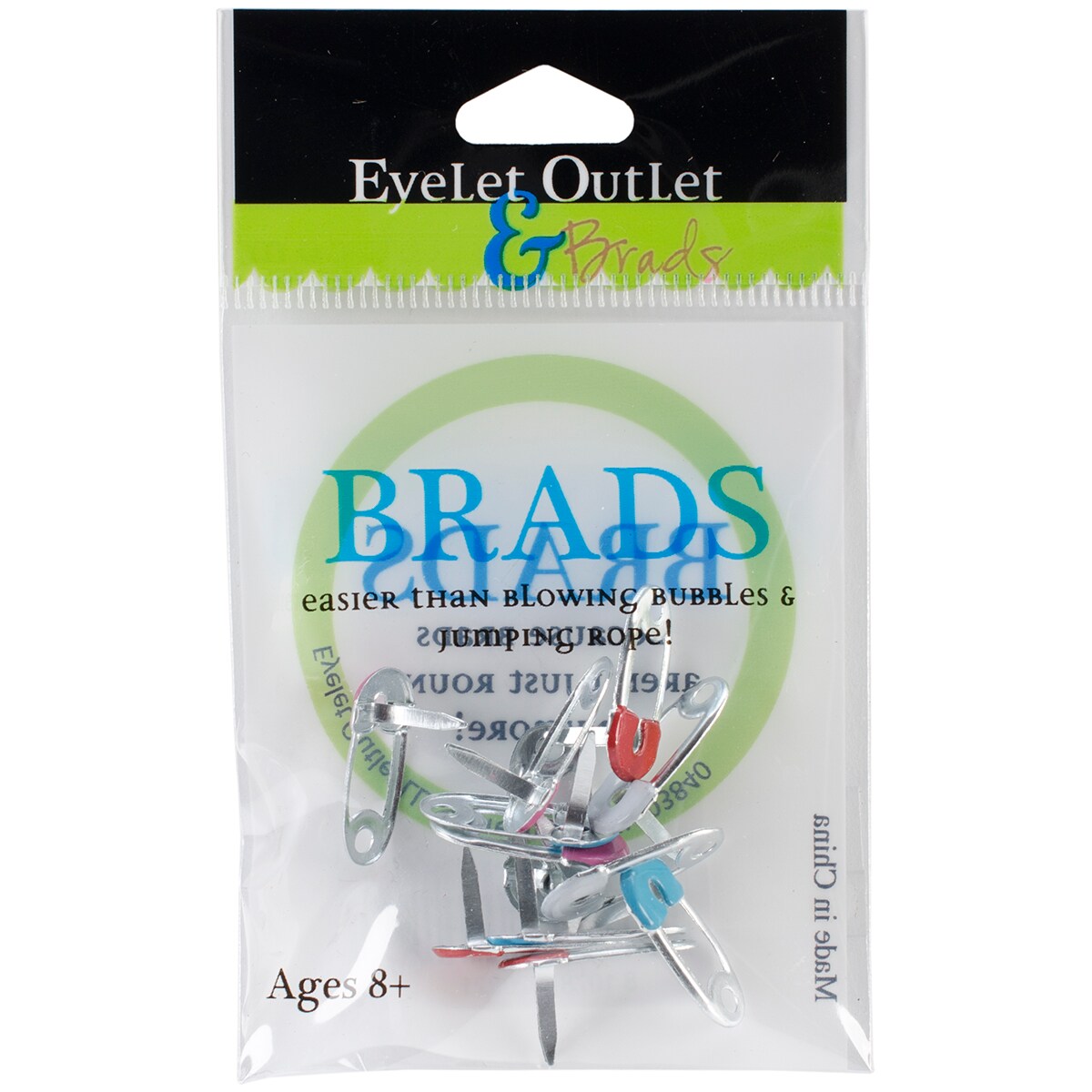 Eyelet Outlet Shape Brads 12/PkgSafety Pins Michaels