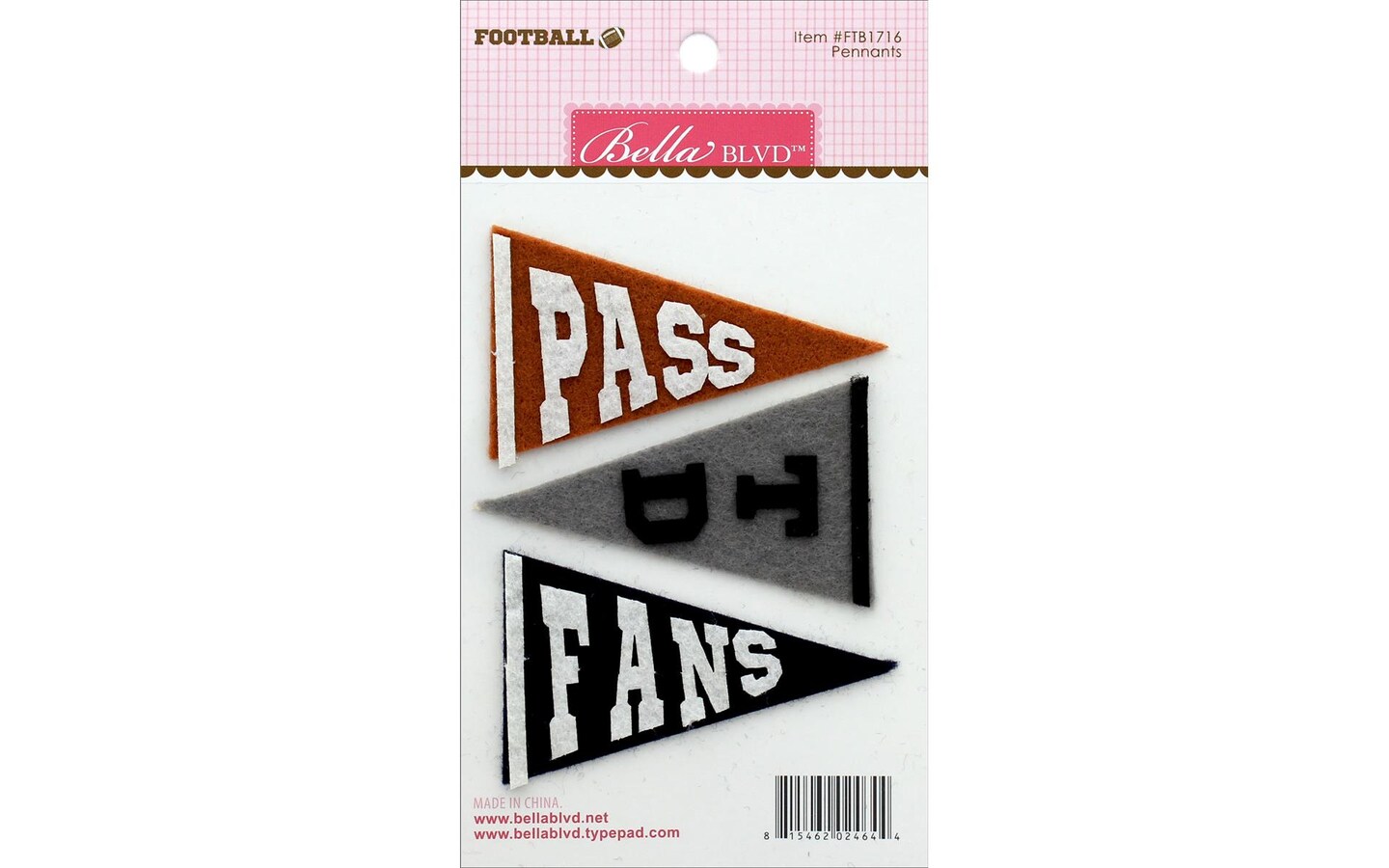 Bella Blvd Football Pennants