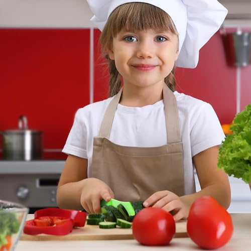 13 PCS Montessori Kitchen Tools Cookware Baking Toy for Toddlers Kids, Toddler Safe Knife Set for Real Cooking, Cutting Boards, Crinkle Cutter, Serrated Edges and Wooden Safe Knives