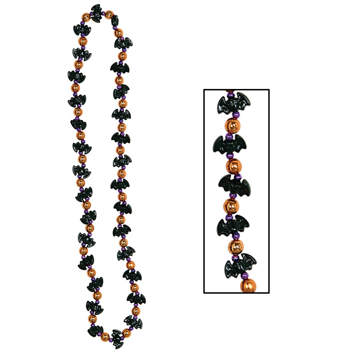 Beistle - Bat Beads - 36&#x22; - 12 Pack