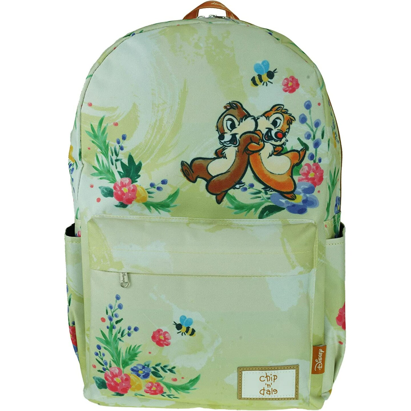 Disney Chip &#x27;N Dale Backpack 17&#x22; with Laptop Compartment for School, Travel, and Work Black
