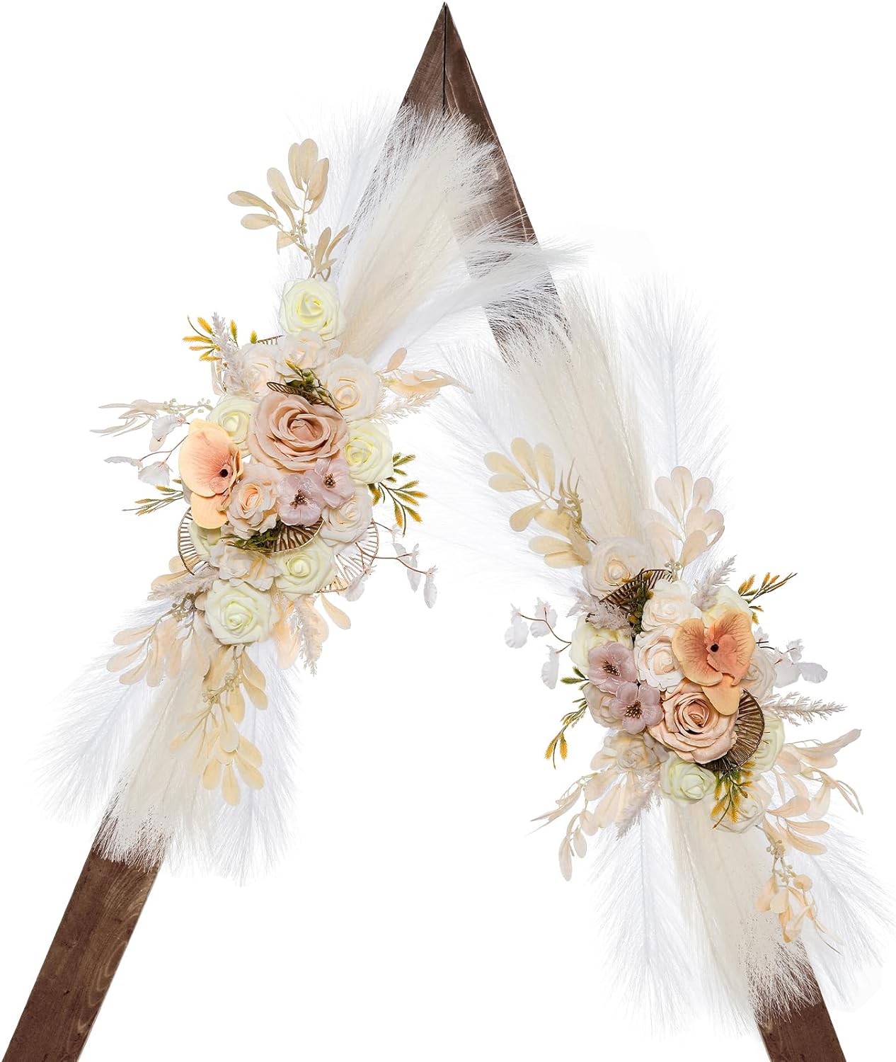 Pack of 2 Large Artificial Flower Swags for Boho Wedding Arch Decor