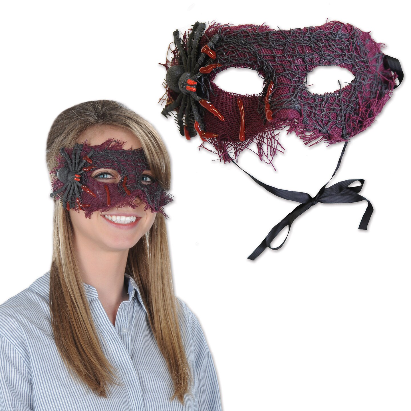 Beistle - Spider Mask - 12 Pack