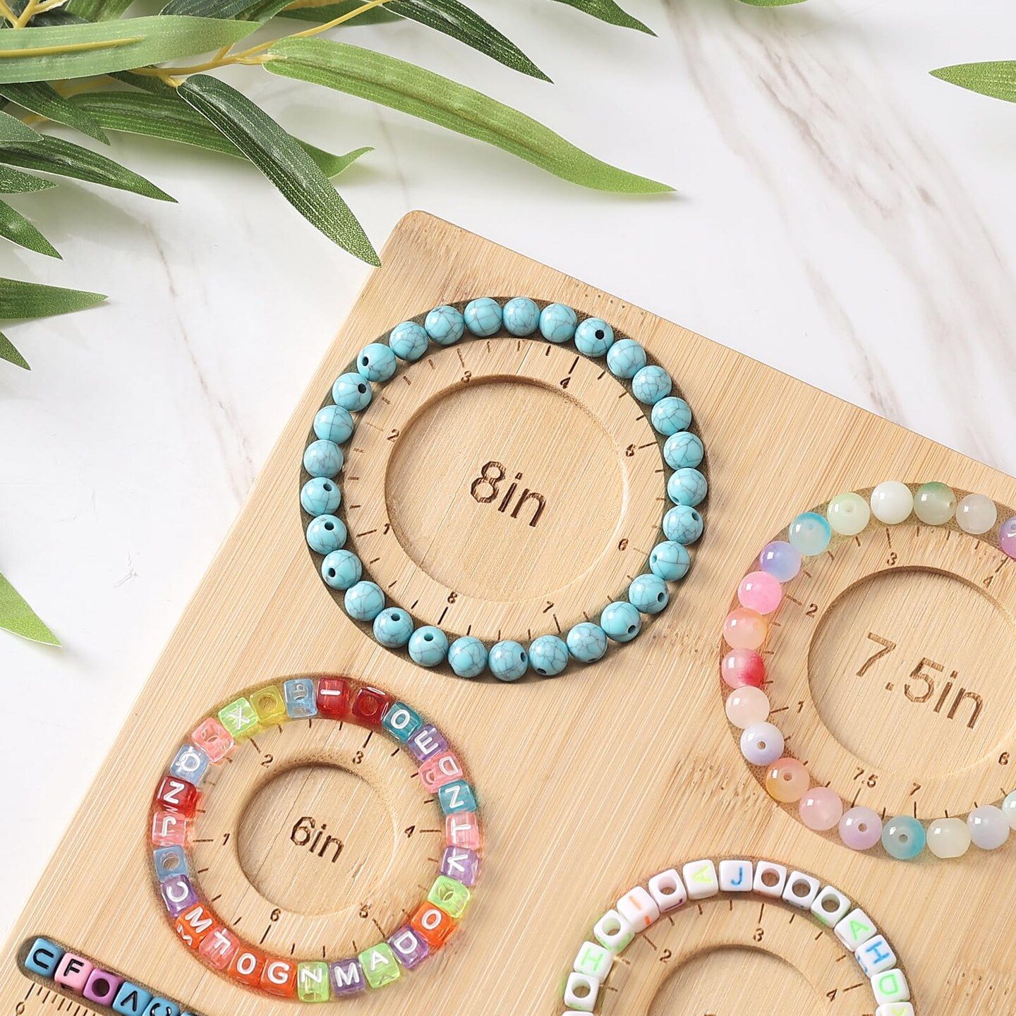 Bead Board for Jewelry Making, Bamboo Beading Board for Jewelry Bracelet Making, Bracelet Bead Board, Bracelet Bead Board for Bracelet, Jewelry Making, DIY