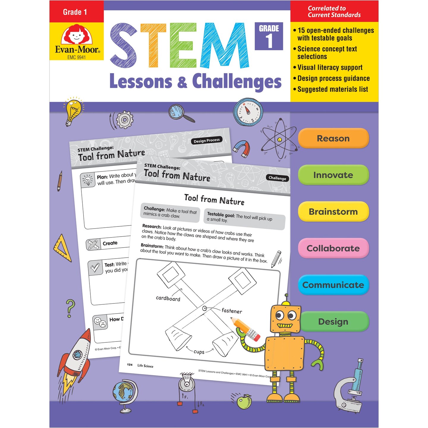 STEM Lessons &#x26; Challenges, Grade 1