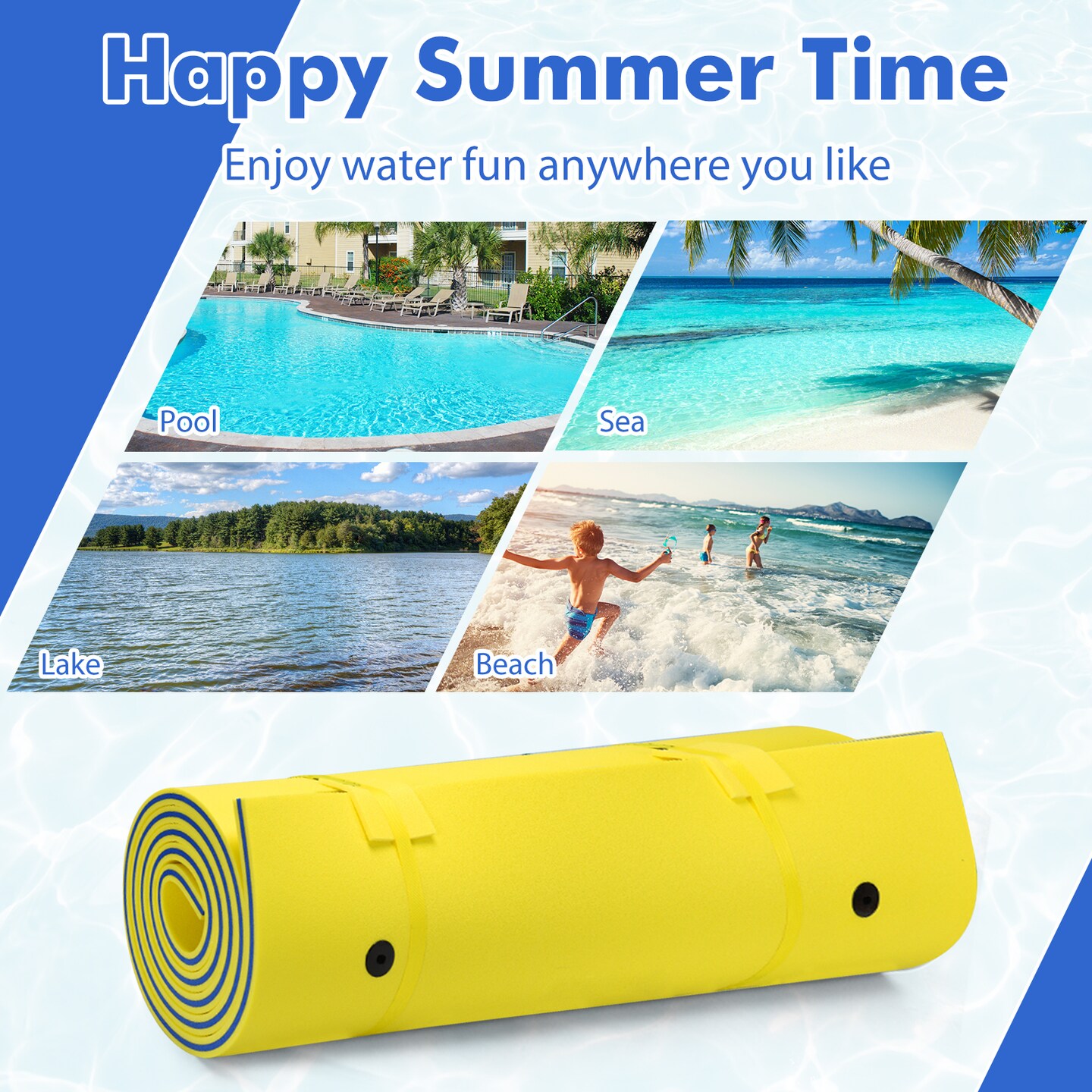 3 Layer Floating Water Pad Foam Mat