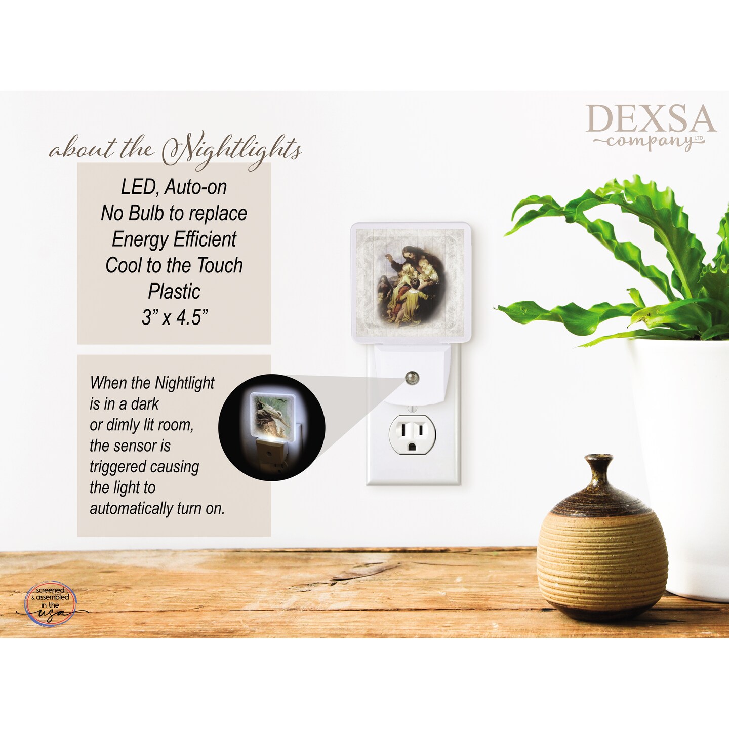 Let The Children Come Unto Me Let Your Light Shine Nightlight