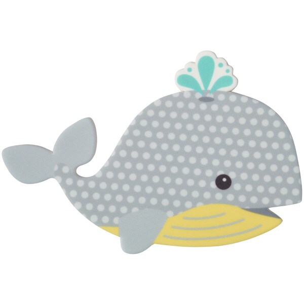 Large Grey Baby Whale Sweet D&#xE9;cor&#xAE; Edible Decoration 1ct