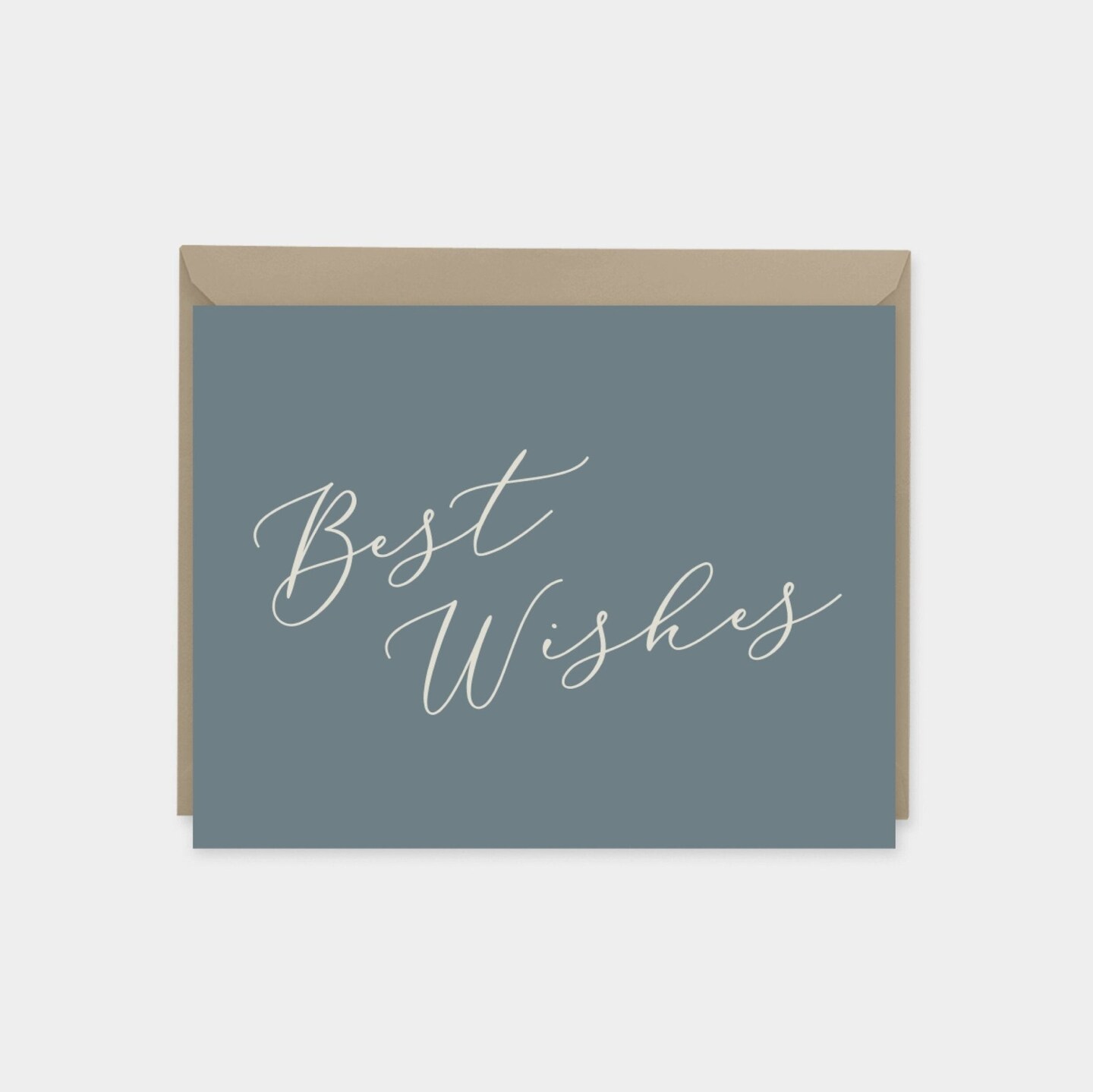 Best Wishes Cards, Calligraphy Card Set,