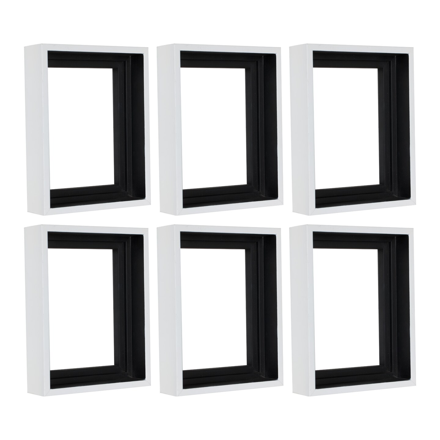 Creative Mark Illusions Floater Canvas Frame, White, 11/2 in Pack of