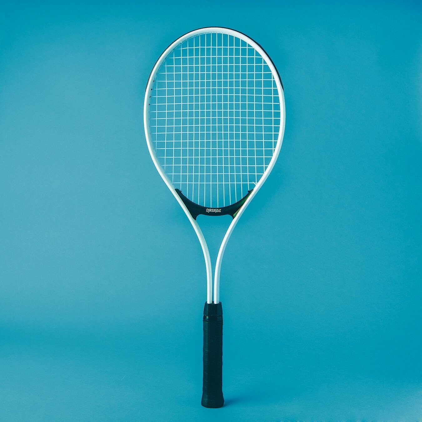 S&S Worldwide Aluminum Tennis Racket. Mid-sized 90 Square Inch Head. Modern I-Beam Aluminum Cross Section Design for Added Stiffness and Power. Adult Size, 27" L with 4-3/8" Grip.