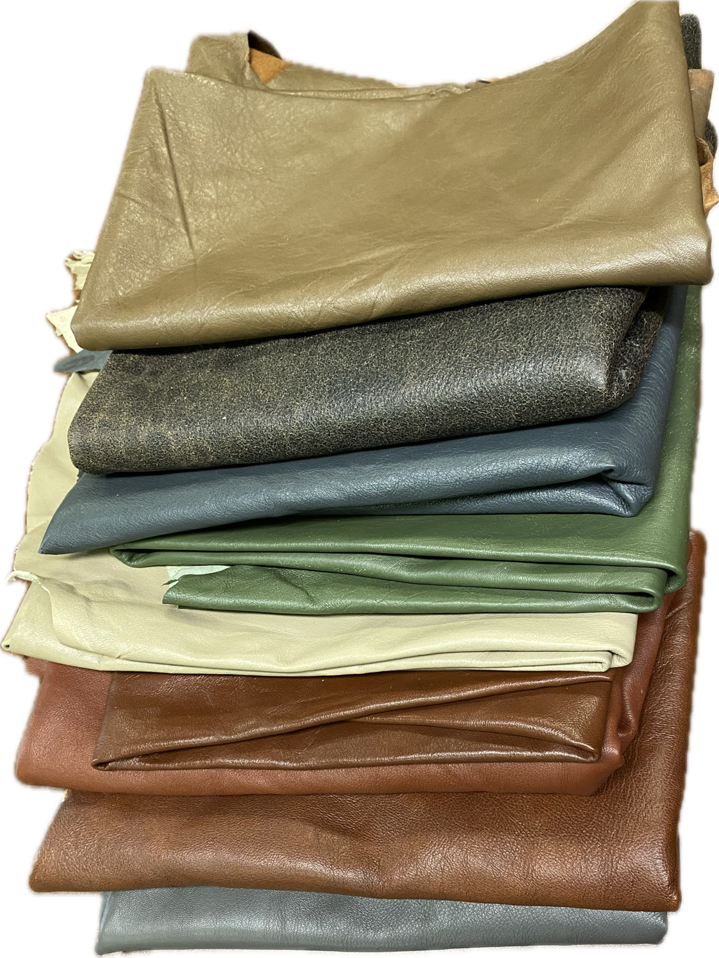Full Grain Soft Sheep Skin Leather Remnants, Assorted Colors, for