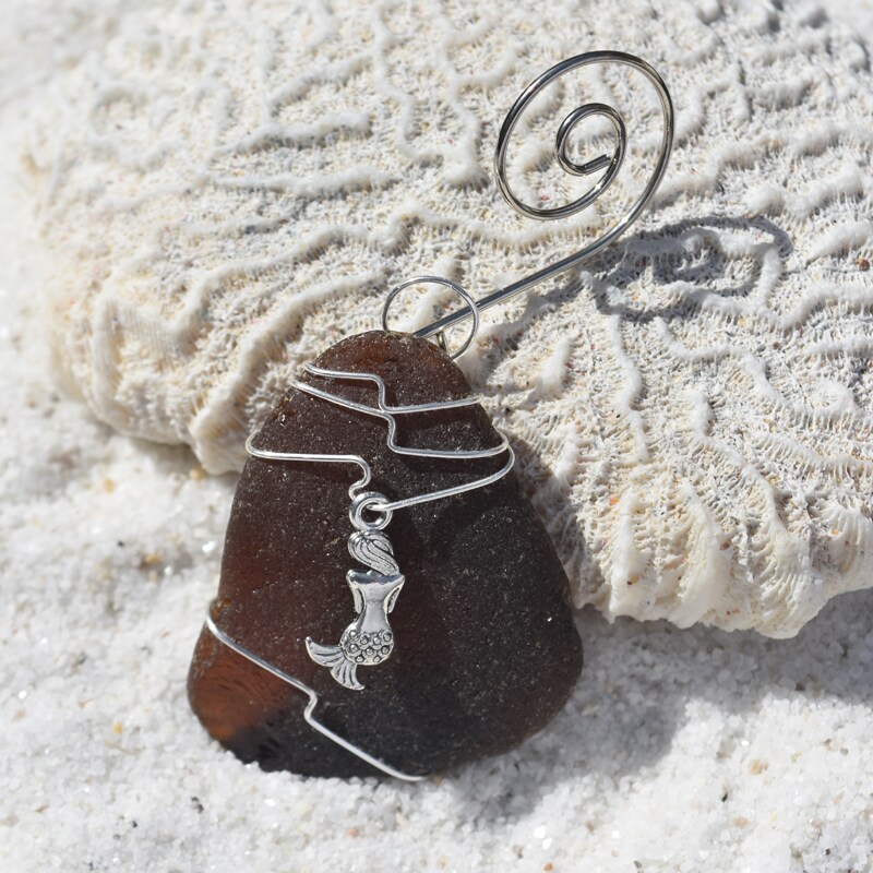 Sea Glass Mermaid Charm outlets