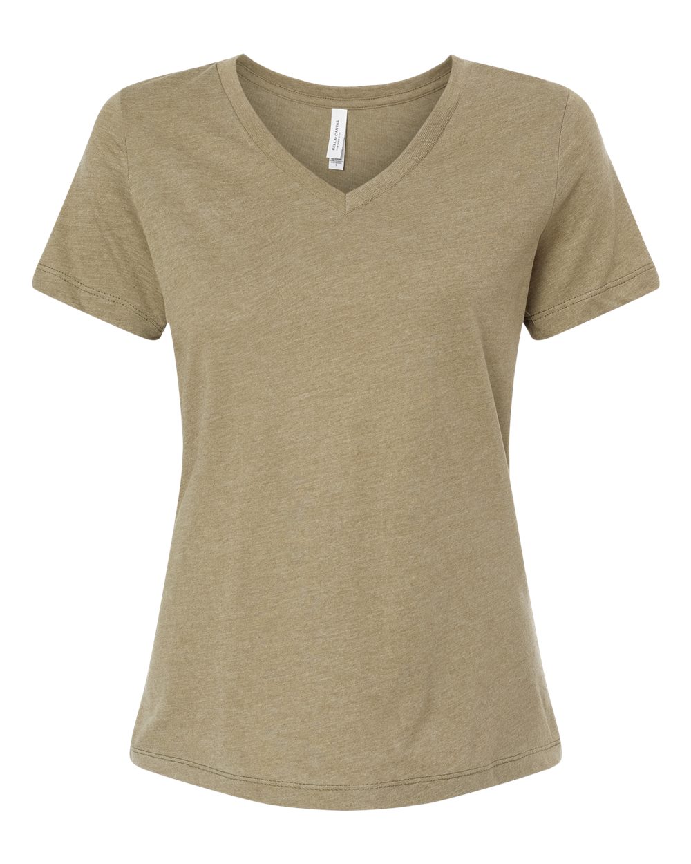 BELLA + CANVAS® Women's Relaxed Heather CVC V-Neck Tee | Michaels