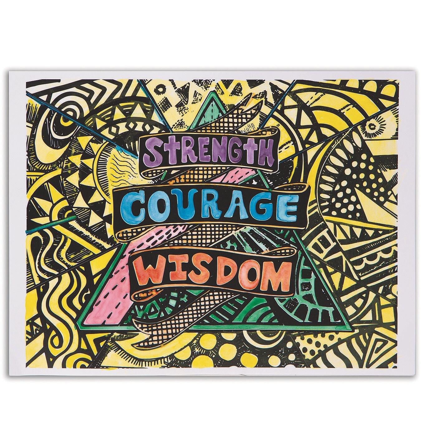 Easy Way Watercolor Pictures Craft Kit: Strength (Pack of 24)