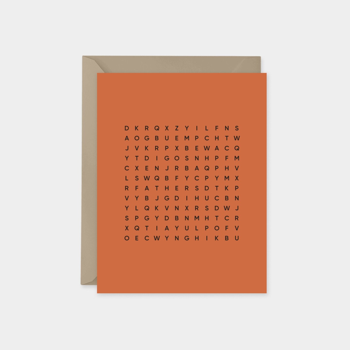 Happy Father&#x27;s Day Word Search Card,