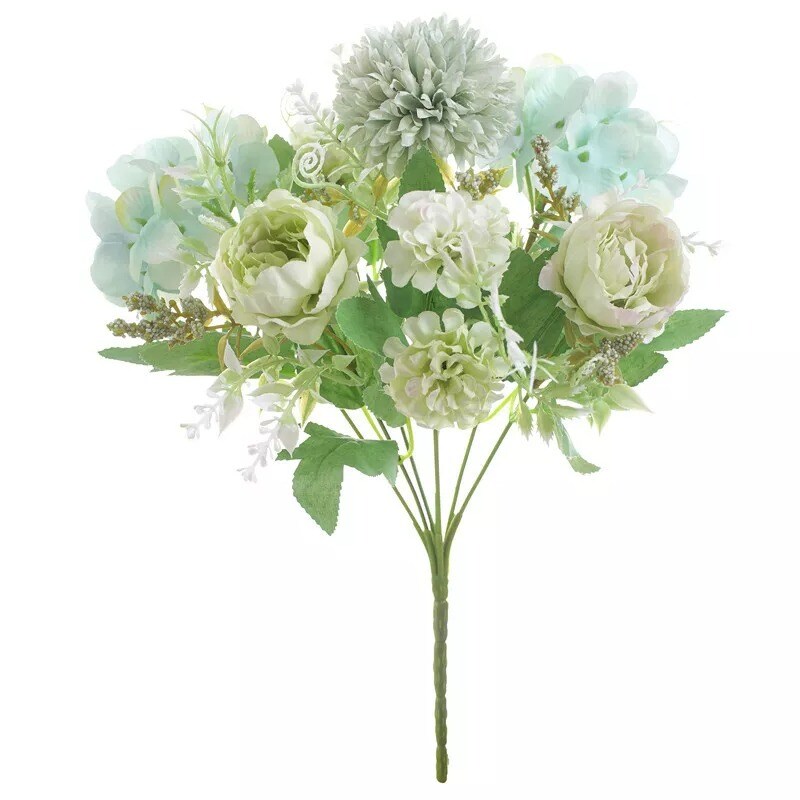 Silk Peony Artificial Fake Flowers Bunch Bouquet Home Wedding Party Decor Hot