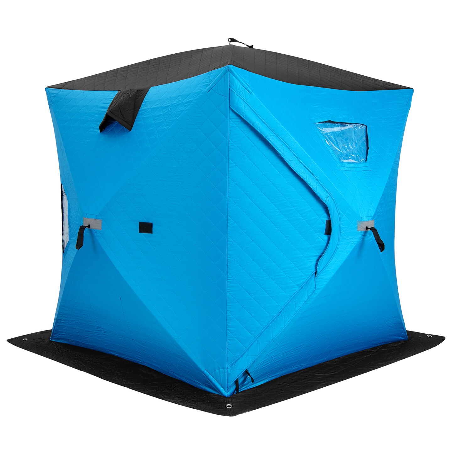 Portable 2 Person Ice Shanty With Cotton Padded Walls