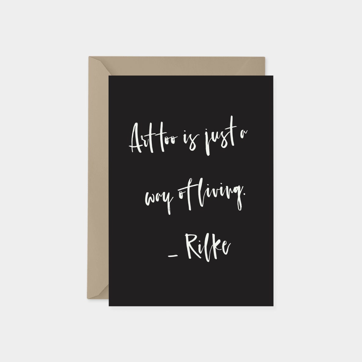 Quote Card, Custom Quote