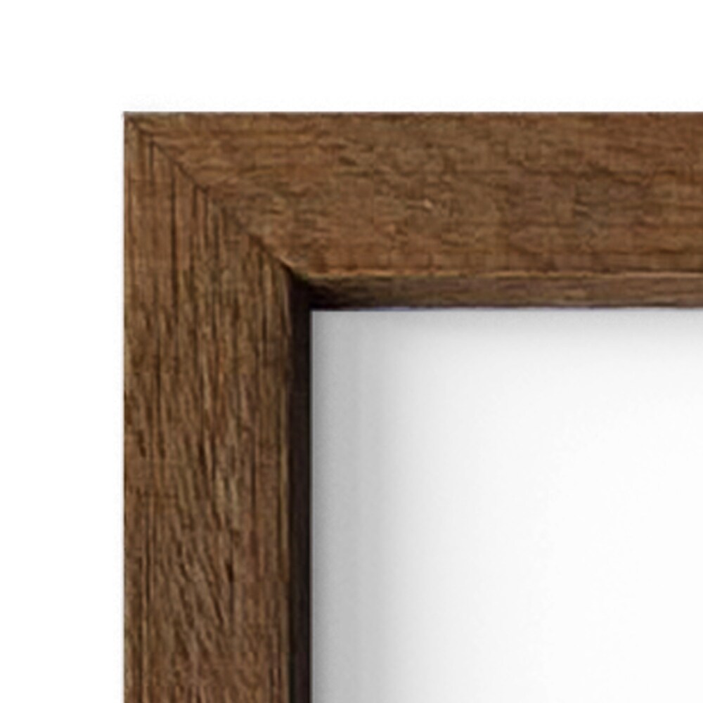 Haus and Hues Oak Wood Picture Frames Matted with Real Glass