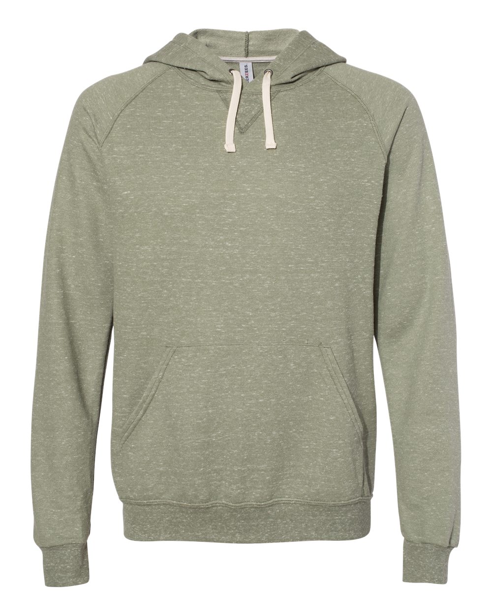 JERZEES&#xAE; Snow Heather French Terry Raglan Hooded Sweatshirt