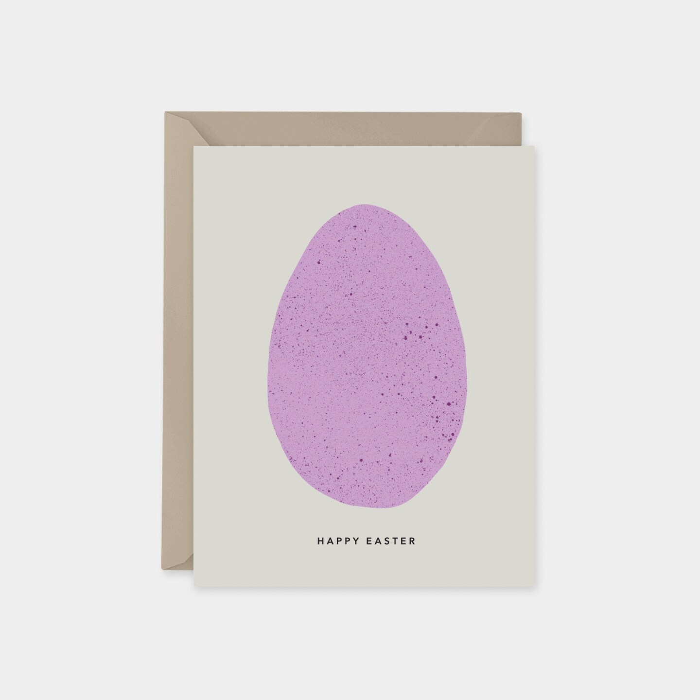 Easter Card, Speckled Egg Easter Card,