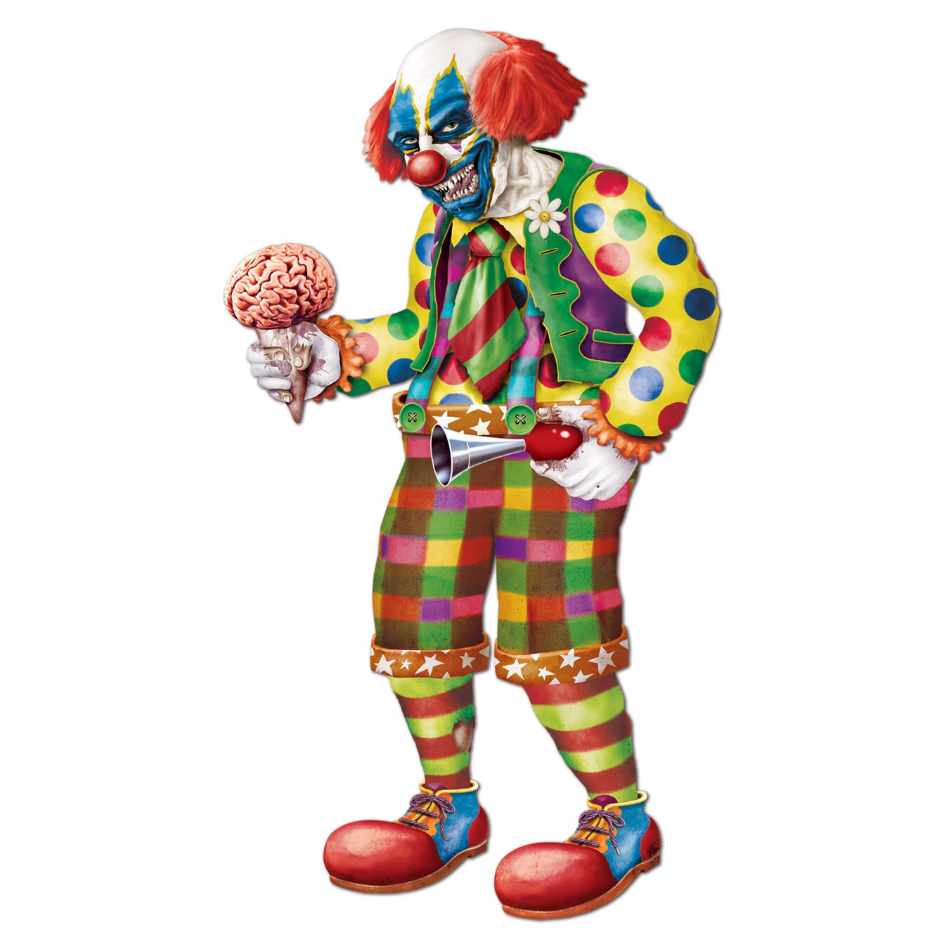 Beistle - Jointed Zombie Clown - 5&#x27; 6&#x22; - 12 Pack