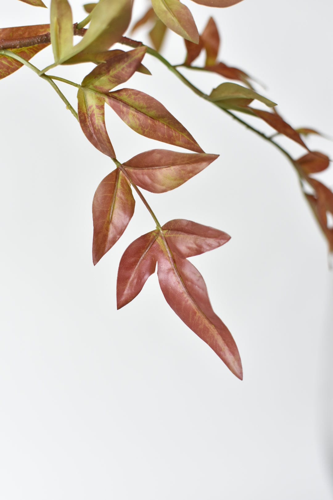 40&#x22; Faux Nandina Fall Foliage - Green/Burgundy