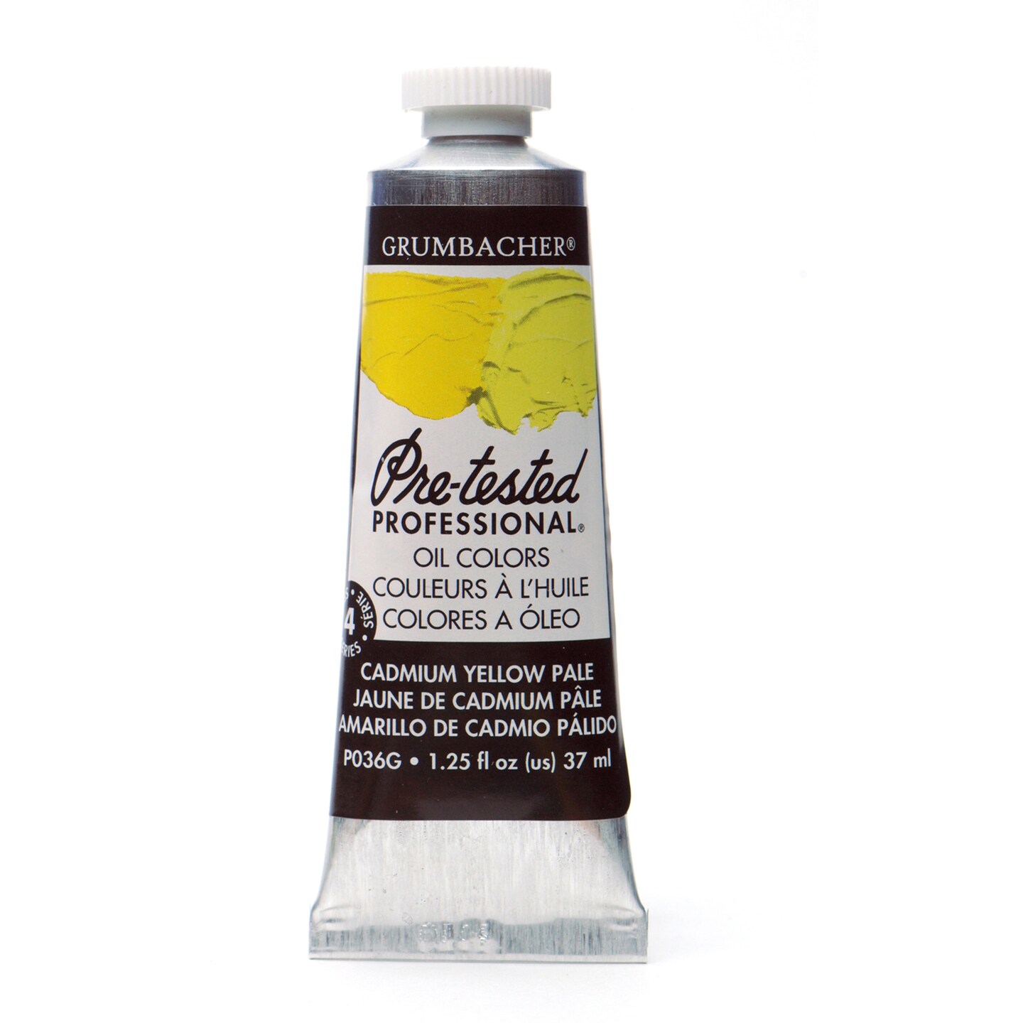 Grumbacher Pre-Tested Olio, 37 Ml - Giallo Titanio (P148G) - Colore Ad Olio Professionale, Alta Coprenza