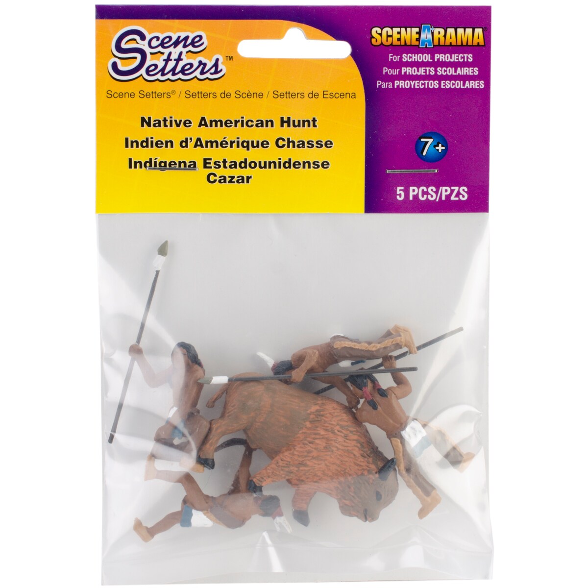 SceneARama Scene Setters(R) Figurines-Native American Hunt 5/Pkg