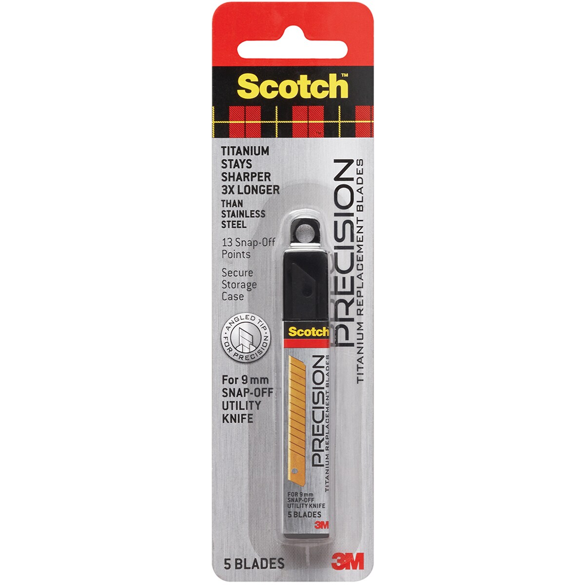 Scotch Utility Knife Refill Blades 5/Pkg-Small
