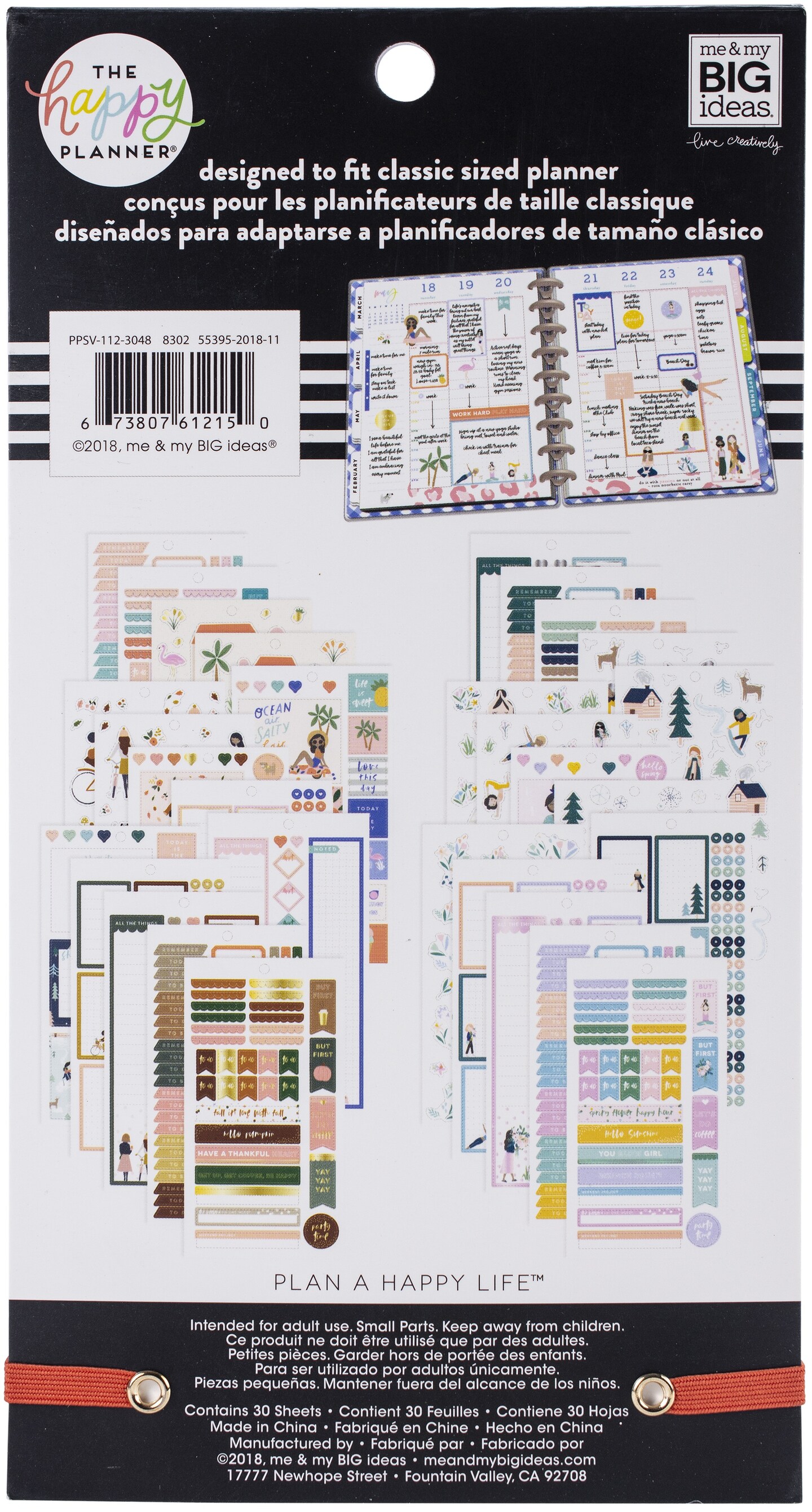 Happy Planner Sticker Value Pack-Squad Life, 1029/Pkg