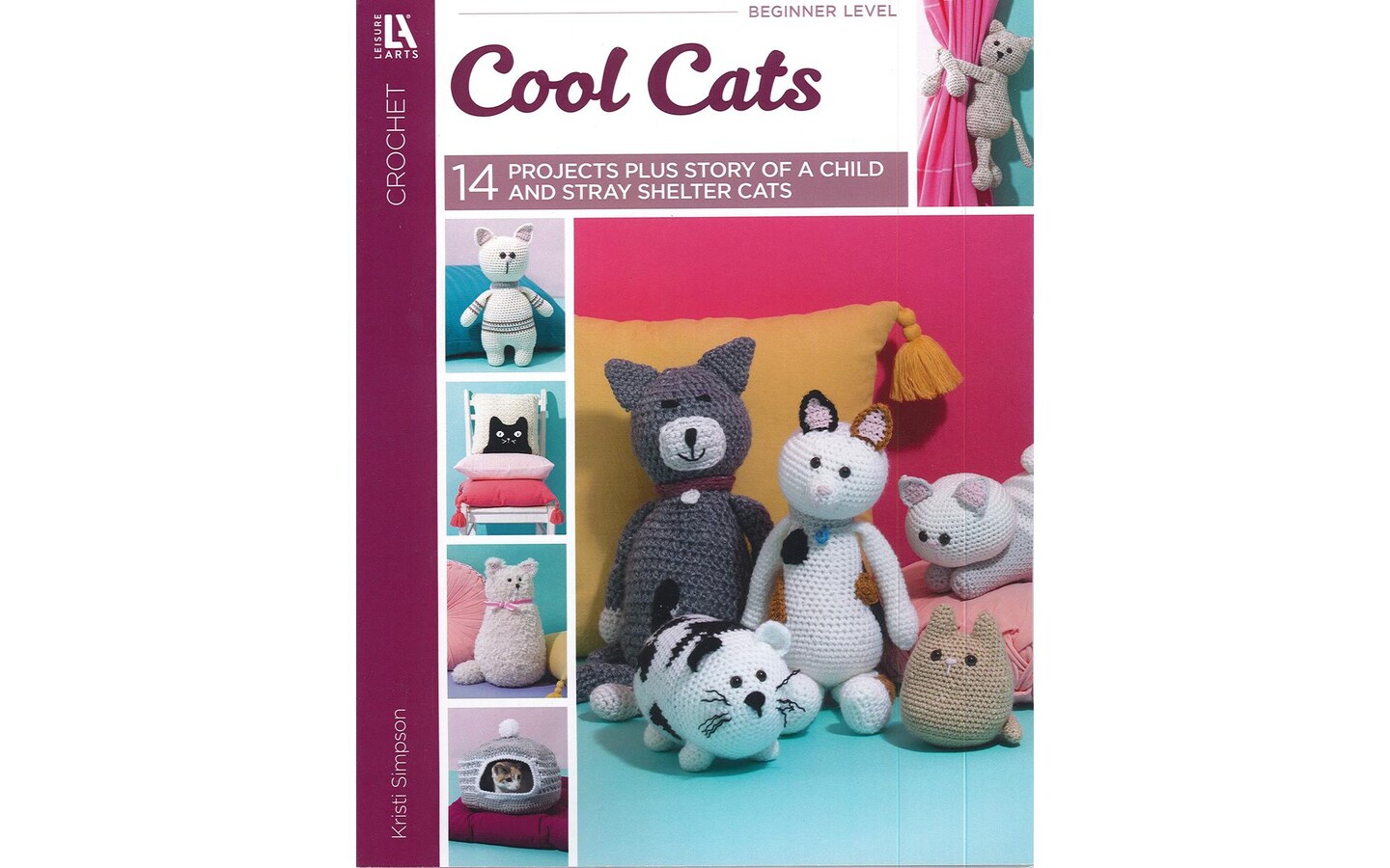 Leisure Arts Crochet Cool Cats Crochet Book Michaels