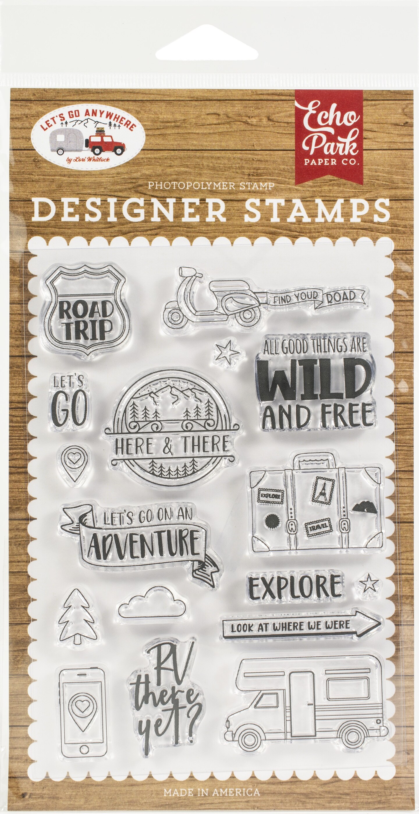 road trip adventure all stamps