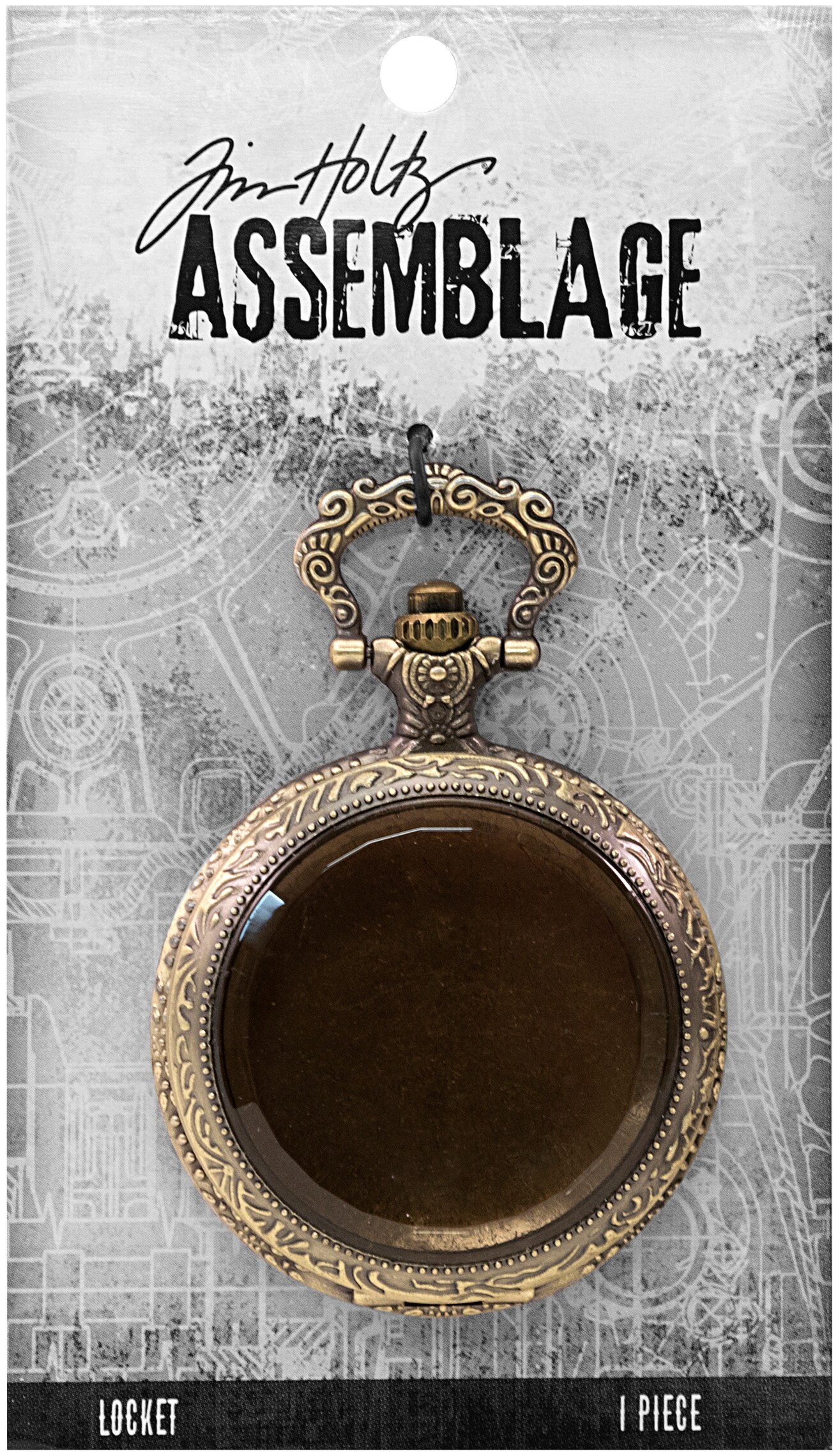 Tim Holtz Assemblage Locket-Pocket Watch