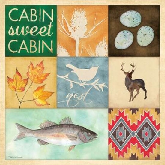 lodge Collage I Poster Print by Stephanie Marrott - Item # VARPDXSM15648