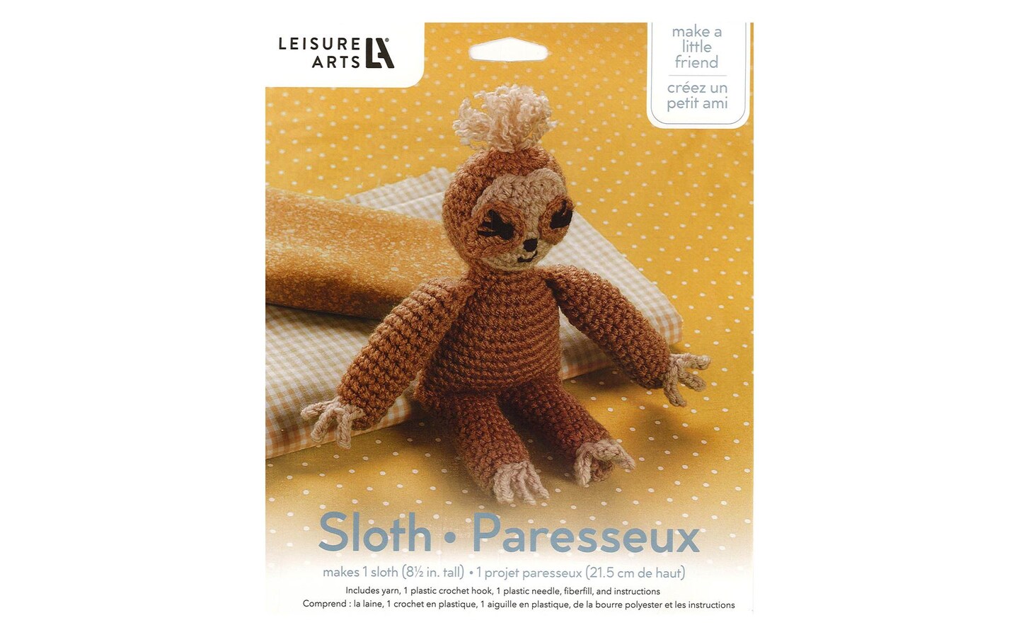 Leisure Arts Little Crochet Friend Animals Crochet Kit, Bunny, 8, Complete Crochet  kit, Learn to Crochet Animal Starter kit for All Ages, Includes  Instructions, DIY amigurumi Crochet Kits