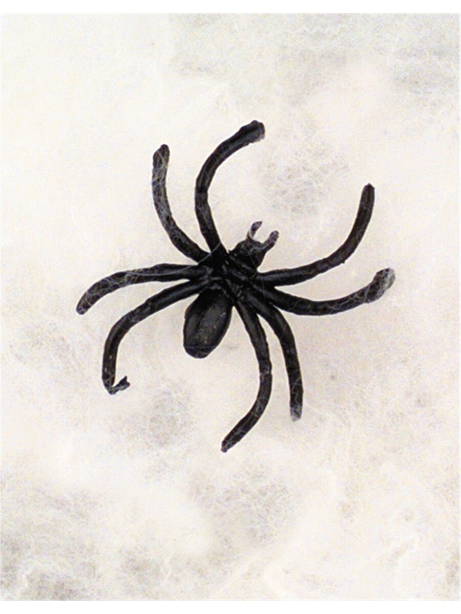 Lot 3 2&#x22; Spider and Cob Webbing Scary Horror Halloween Haunted House Decoration